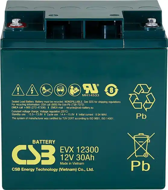 Nejlepší Cena Akumulátor CSB 12V, 30Ah (EVX12300)