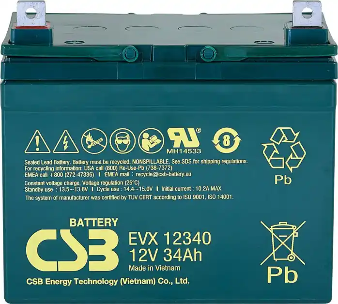 Akumulátor CSB 12V, 34Ah (EVX12340) Autentický