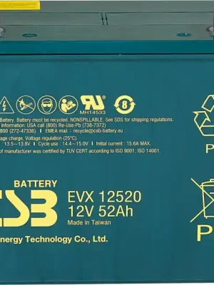 Akumulátor CSB 12V, 52Ah (EVX12520) Pouze Dnes