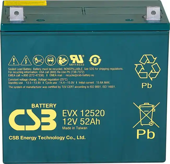 Akumulátor CSB 12V, 52Ah (EVX12520) Pouze Dnes