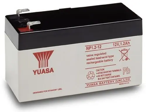Akumulátor Yuasa 12V, 1,2Ah (NP1.2-12) Nejprodávanější