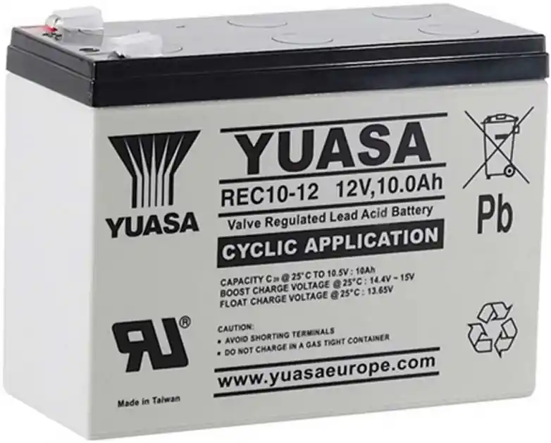 Akumulátor Yuasa 12V, 10Ah (REC10-12) Expresní Doručení