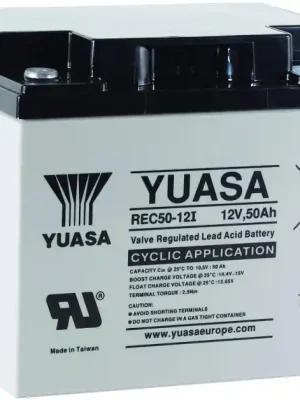 Akumulátor Yuasa 12V, 50Ah (REC50-12) Akce
