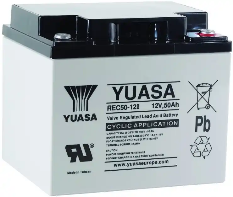 Akumulátor Yuasa 12V, 50Ah (REC50-12) Akce