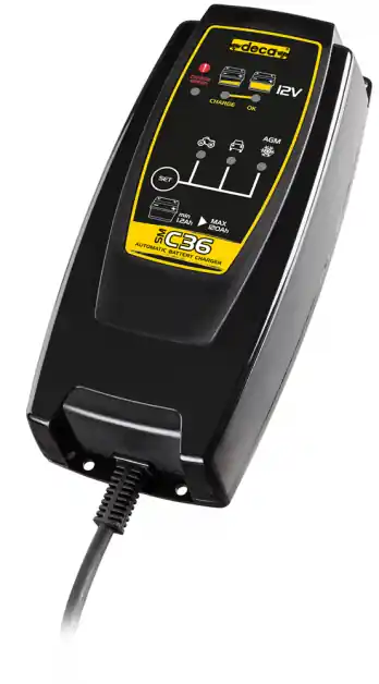 Vysoce Kvalitní Nabíječka baterií DECA SM 1236 / SM C36, 12V, 3.6A