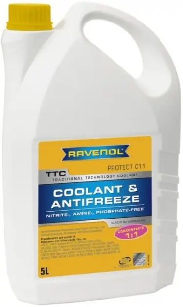 Tovární Cena Chladicí kapalina Ravenol Traditional Technology Coolant C11, 5L