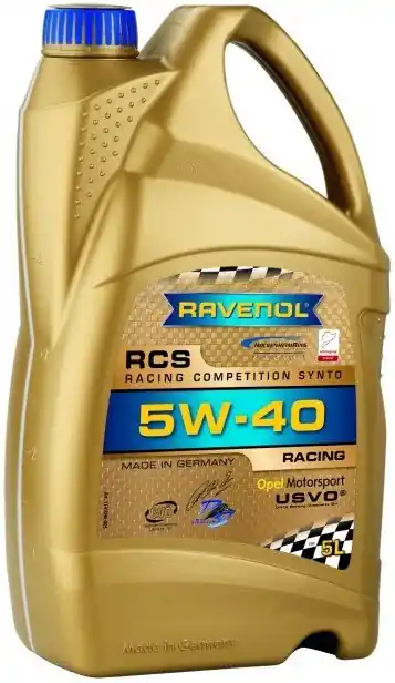 Ověřený Motorový olej Ravenol Racing Competition Synto 5W-40, 5L