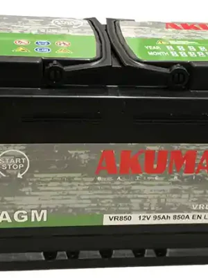 Autobaterie Akuma Start-Stop AGM 12V, 95Ah, 850A, VR 850 Aktuální