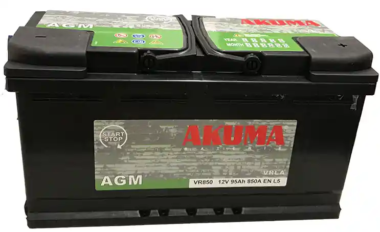 Autobaterie Akuma Start-Stop AGM 12V, 95Ah, 850A, VR 850 Aktuální