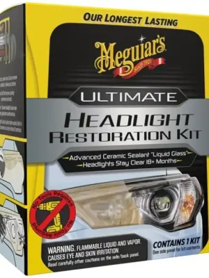 Akční Nabídka Meguiar‘s Ultimate Headlight Restoration kit - sada na renovaci světlometů