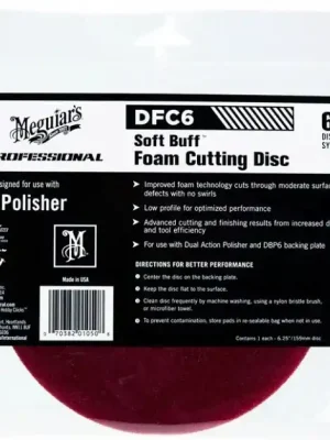 Akční Nabídka Meguiar‘s Soft Buff Foam Cutting Disc 6"