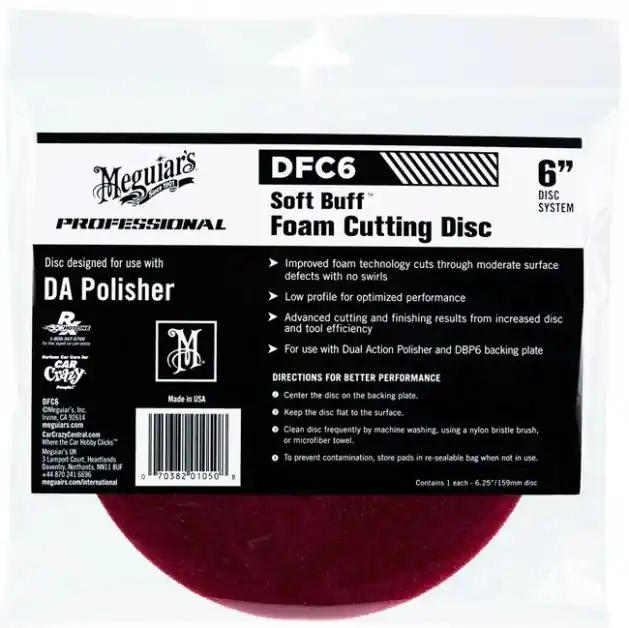 Akční Nabídka Meguiar‘s Soft Buff Foam Cutting Disc 6"