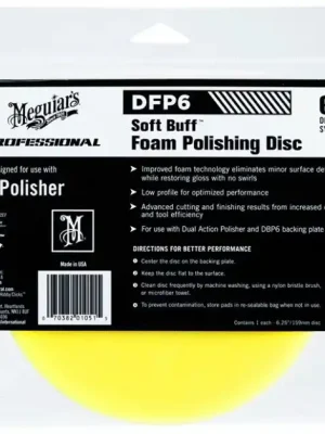 Nízká Cena Meguiar‘s Soft Buff Foam Polishing Disc 6"