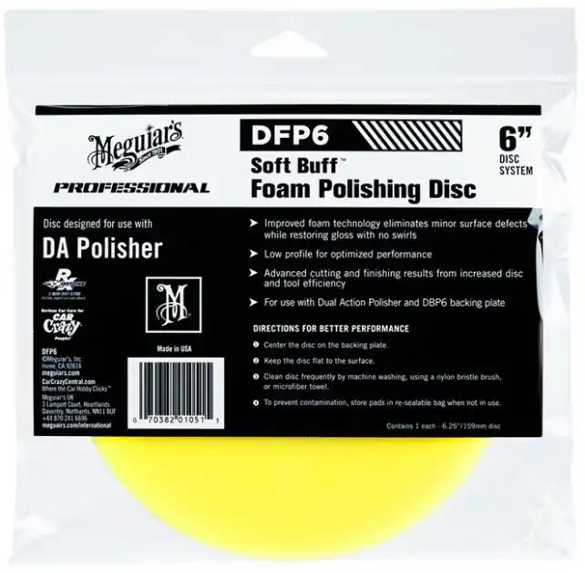 Nízká Cena Meguiar‘s Soft Buff Foam Polishing Disc 6"