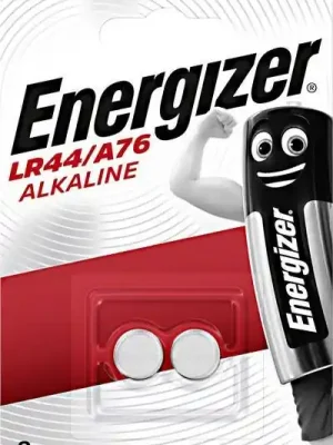 Autentický Energizer Alkaline knoflíková baterie LR44/A76/2 (2ks)