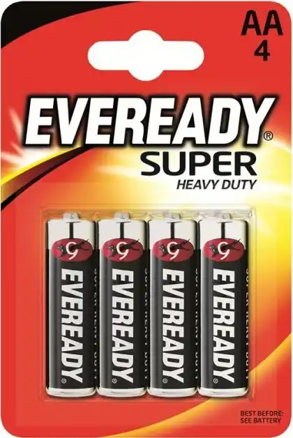 Finální Výprodej Eveready Super Heavy Duty tužkové AA LR6/4 (4 ks)