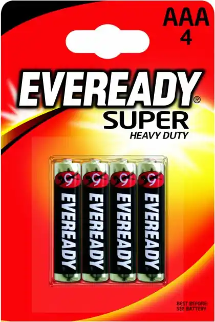 Eveready Super Heavy Duty mikrotužkové AAA LR03/4 (4 ks) Top Prodej