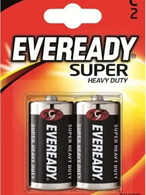 Must-Have Eveready Super Heavy Duty monočlánky C R14/2 (2 ks)