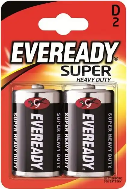 Hit Sezóny Eveready Super Heavy Duty monočlánky D R20/2 (2 ks)