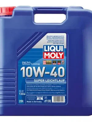 Motorový olej Liqui Moly Super Leichtlauf 10W-40, 20L Hit Sezóny