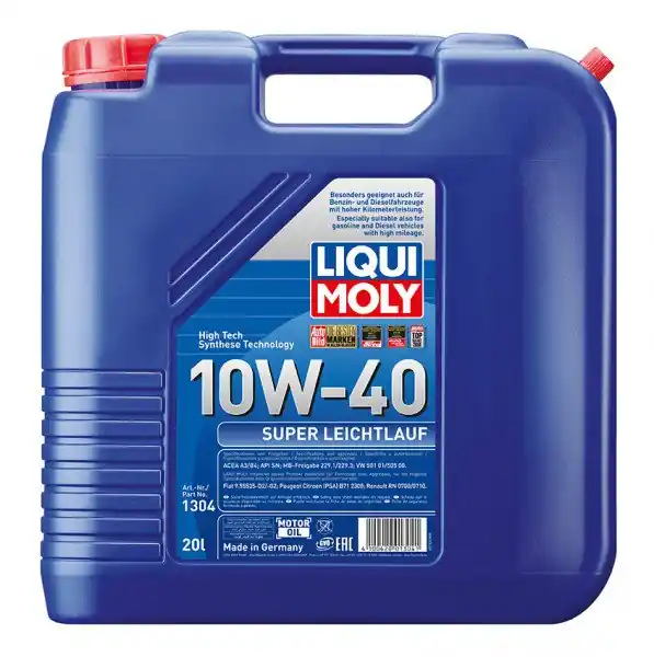 Motorový olej Liqui Moly Super Leichtlauf 10W-40, 20L Hit Sezóny