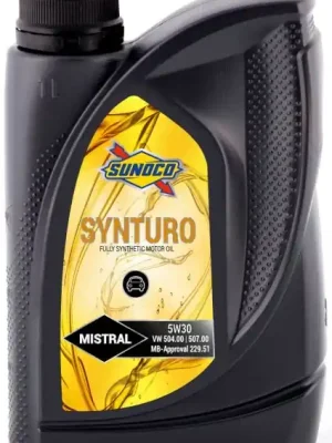 Motorový olej Sunoco Synturo Mistral 5W-30, 1L Bezpečná Platba