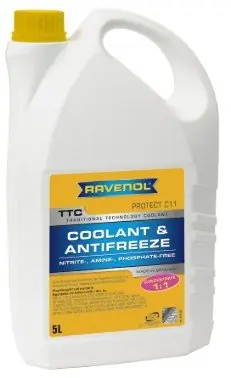 Oblíbený Chladicí kapalina Ravenol TTC Premix Protect C11, 5L