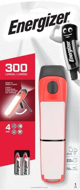 Energizer Spot Area Light pracovní svítilna 4AA 300lm Nízká Cena
