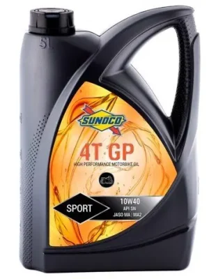Motorový olej Sunoco 4T GP Sport 10W-40, 5L Vrácení Zdarma