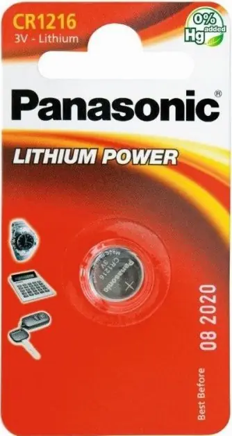 Panasonic Lithium Power knoflíková baterie CR1216 Časově Omezené