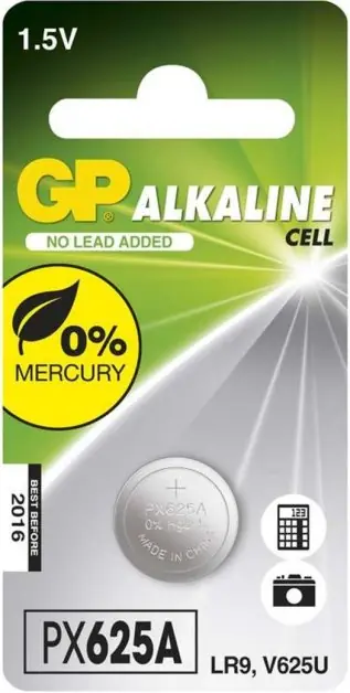 Levný GP Alkaline knoflíková baterie LR9/EPX625A (1ks)