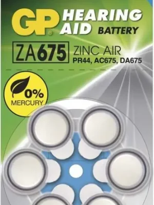 Must-Have GP baterie do naslouchadel 1.4V Audio 675/PR44 (6ks)