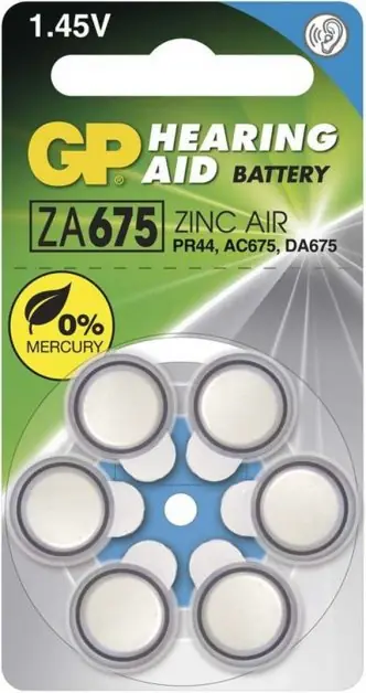 Must-Have GP baterie do naslouchadel 1.4V Audio 675/PR44 (6ks)