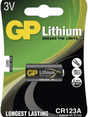 Cenový Hit GP Lithium 3V baterie CR123A (1ks)