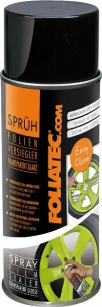 Foliatec lak na povrchy lakované fólií ve spreji, lesklý, 400ml Expresní Doručení