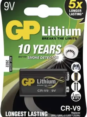 GP Lithium 9V baterie CR-V9/LA522 (1ks) Hit Sezóny