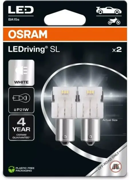 Akční Nabídka Žárovka Osram P21W, LEDriving SL 7506DWP-2BL