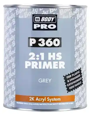 HB BODY P360 2 1 HS Filling Primer (Black), 1L Cenová Bomba