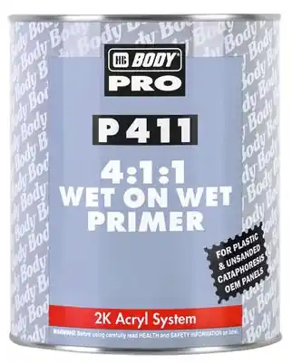 Akční Cena HB BODY P411 4 1 1 Wet On Wet Primer (Grey), 1L