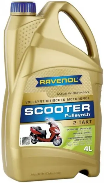 Motorový olej Ravenol Scooter Fullsynth 2T, 4L Cenově Výhodný