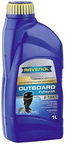 Originální Motorový olej Ravenol Outboardoel Fullsynth 2T, 1L