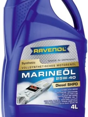 Motorový olej Ravenol Marineoil SHPD Synthetic 25W-40, 4L Top Prodej