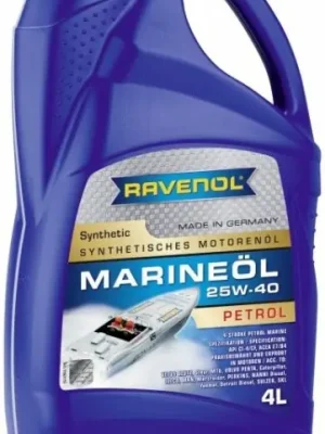 Originální Motorový olej Ravenol Marineoil Petrol Synthetic 25W-40, 4L