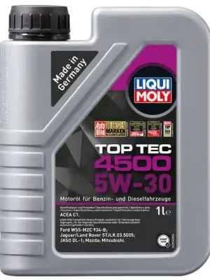 Motorový olej Liqui Moly Top Tec 4500 5W-30, 1L Značkový