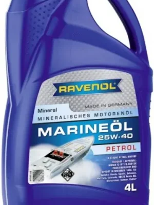 Rychlé Dodání Motorový olej Ravenol Marineoil Petrol 25W-40, 4L