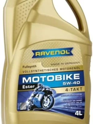 Motorový olej Ravenol Motobike Ester 4T 5W-40, 4L Aktuální
