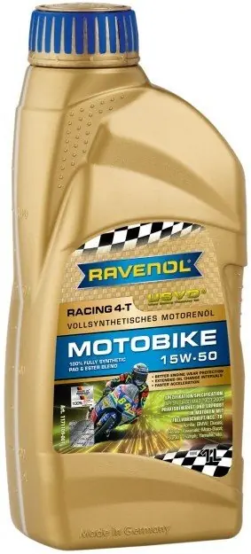 Motorový olej Ravenol Racing Motobike 4T 15W-50, 1L Sleva