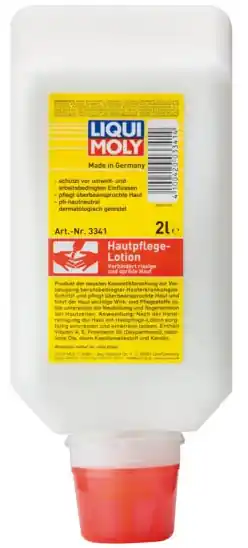 Novinka Liqui Moly Ošetřující mléko na pokožku, 2L