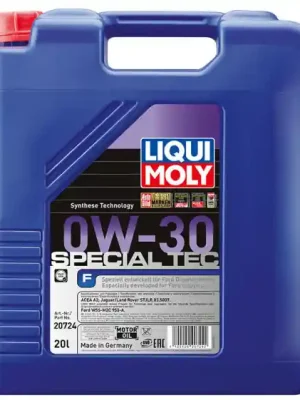 Přímo Od Výrobce Motorový olej Liqui Moly Special Tec F 0W-30, 20L