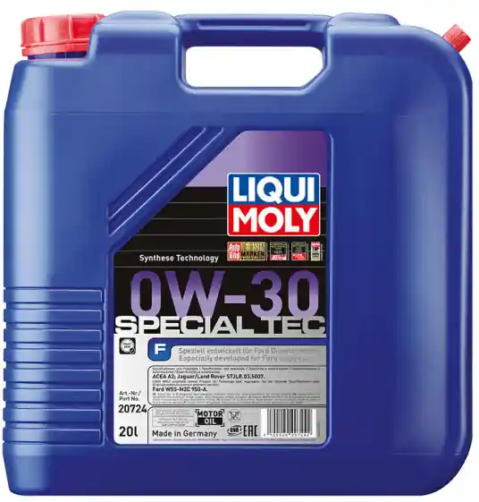 Přímo Od Výrobce Motorový olej Liqui Moly Special Tec F 0W-30, 20L